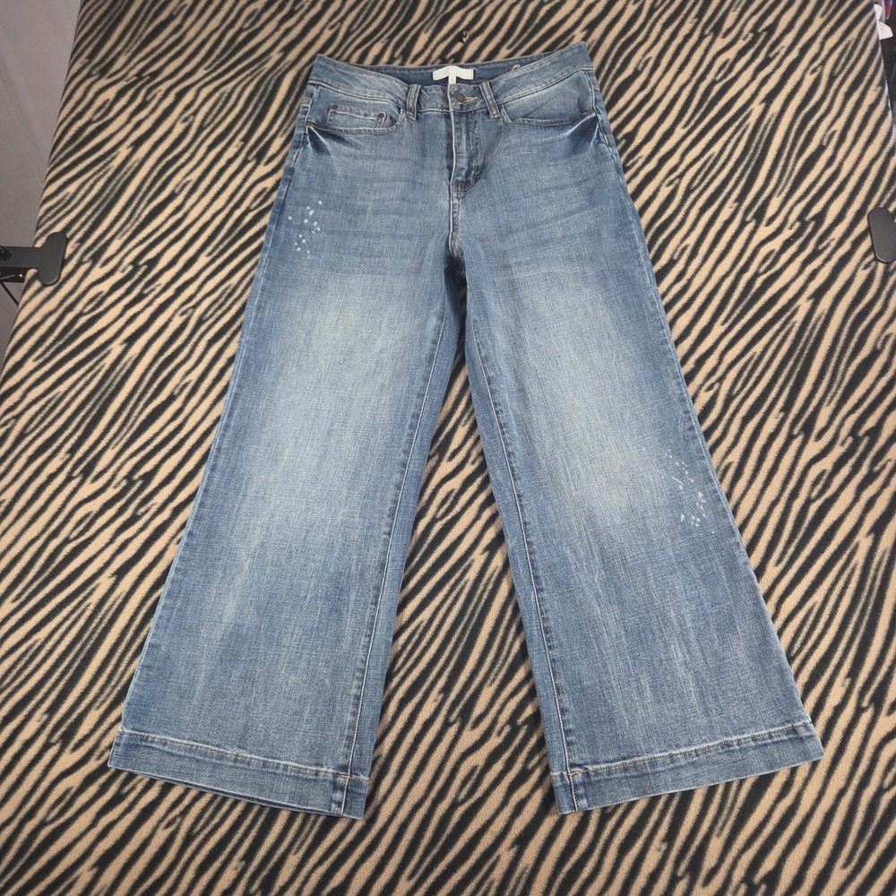 Abound Size 27 Wide Leg Jeans Y2K Skater Grunge Baggy Streetwear Denim Blue